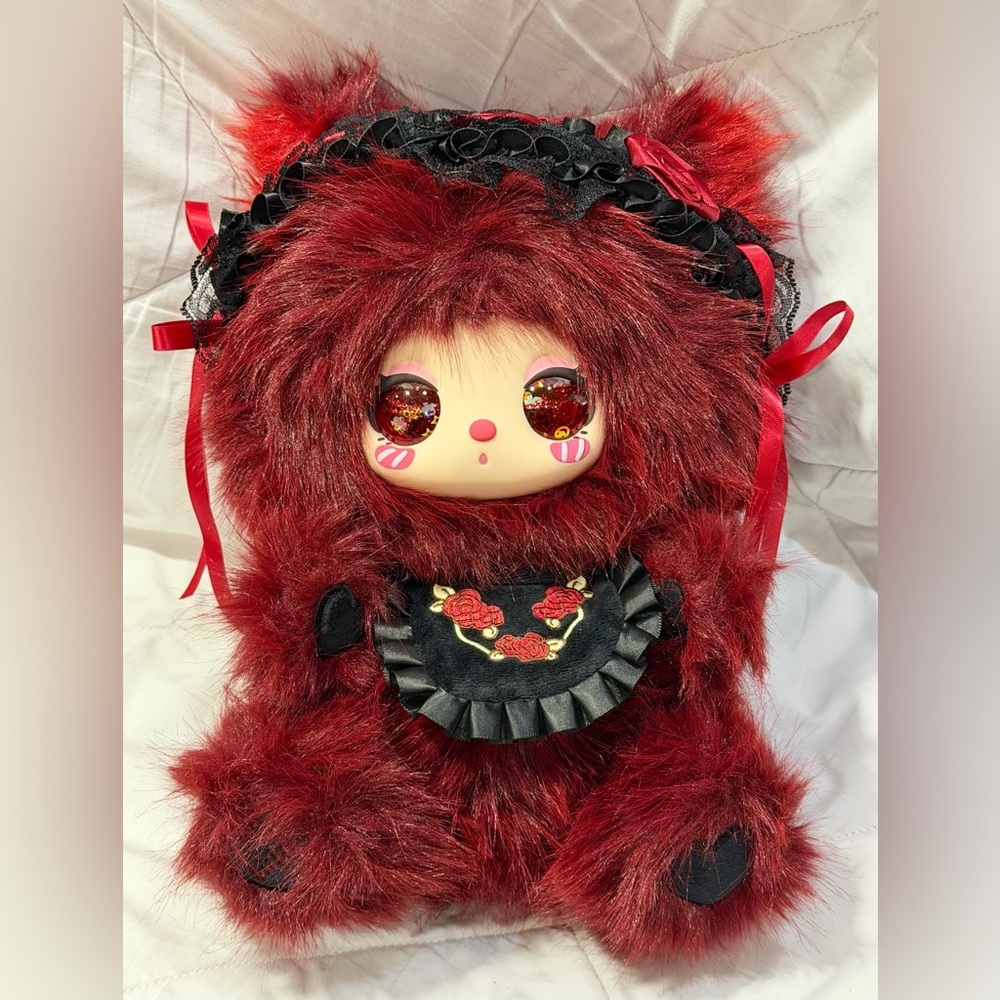 Liila 600% Tea Time w/ my Girl SPECIAL RED ROSE  Liquid Gold Glitter Eyes + Chef